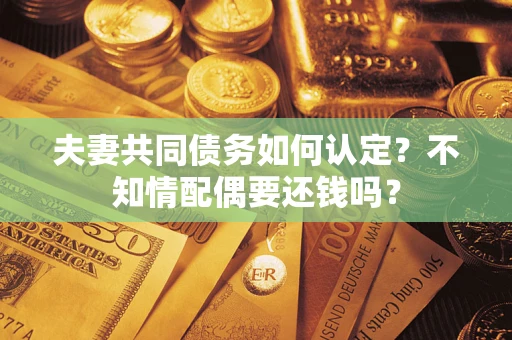 北京夫妻共同债务如何认定？不知情配偶要还钱吗？