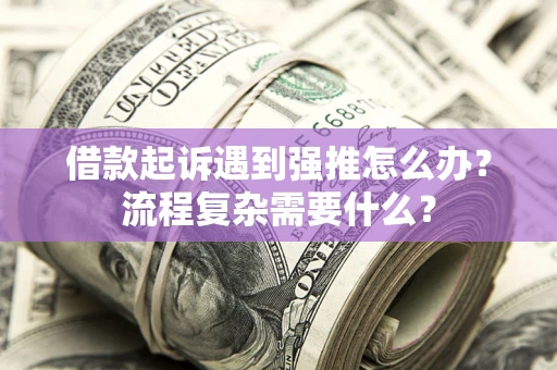 北京借款起诉遇到强推怎么办？流程复杂需要什么？