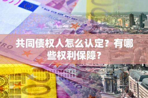 北京共同债权人怎么认定？有哪些权利保障？