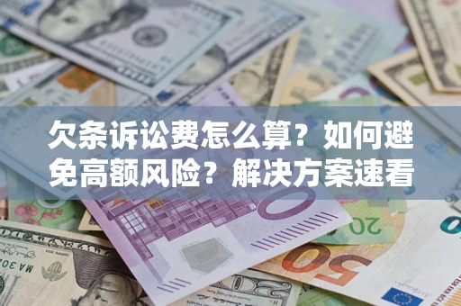 北京欠条诉讼费怎么算？如何避免高额风险？解决方案速看！