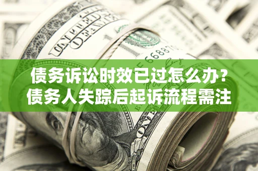 北京债务诉讼时效已过怎么办？债务人失踪后起诉流程需注意什么？